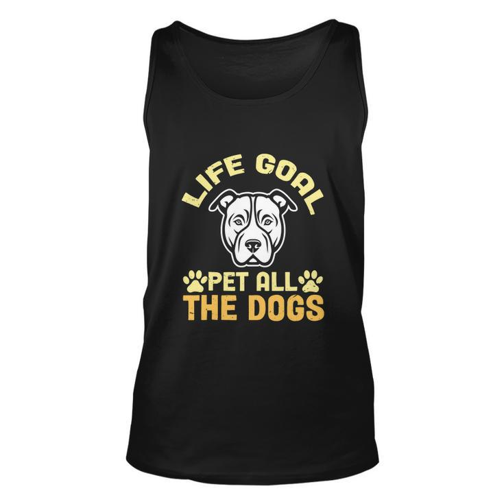 Life Goal Pet All The Dogs Nft Puppy Face Unisex Tank Top
