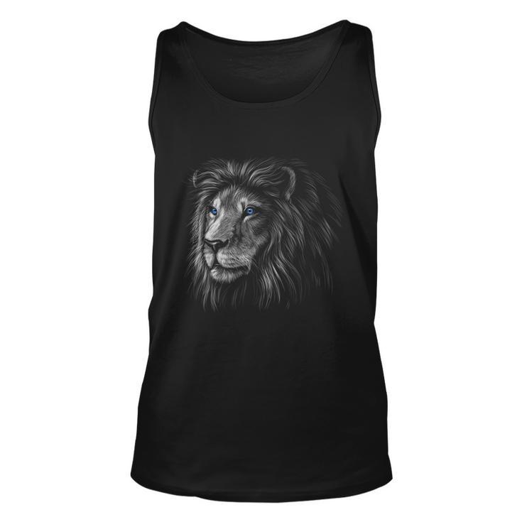 Lion Apparel Hand Drawing Game Day Vintage Detroit Unisex Tank Top