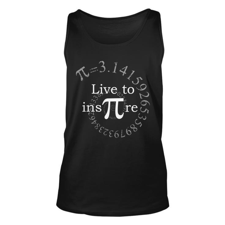 Live To Inspire Pi Day Tshirt Unisex Tank Top