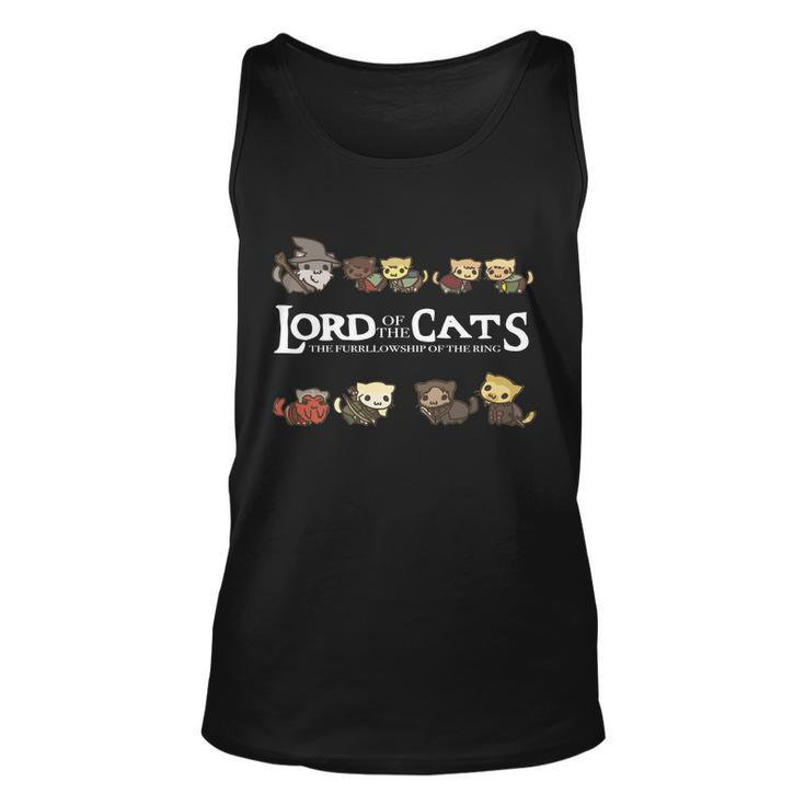 Lord Of The Cats The Furrllowship Of The Ring Tshirt Unisex Tank Top