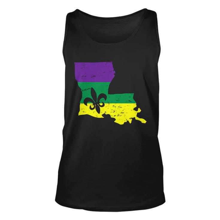 Louisiana Mardi Gras Tshirt Unisex Tank Top