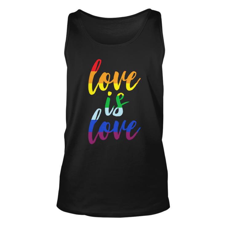 Love Is Love Tshirt Unisex Tank Top