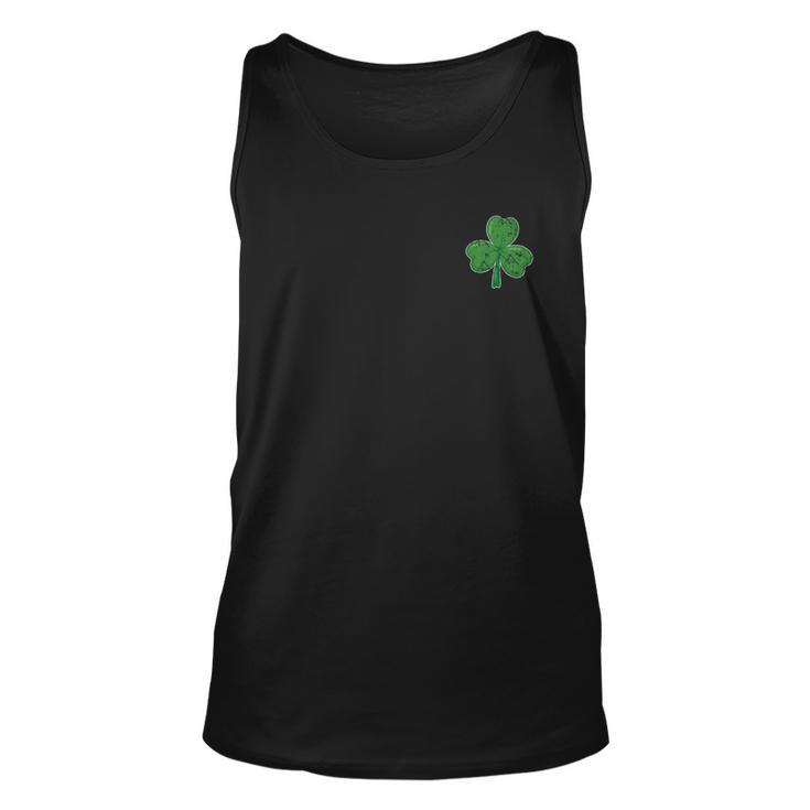 Lucky Shamrock St Patricks Day Graphic Design Printed Casual Daily Basic Unisex Tank Top - Thegiftio