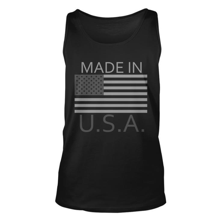 Made In Usa Gray Style Unisex Tank Top