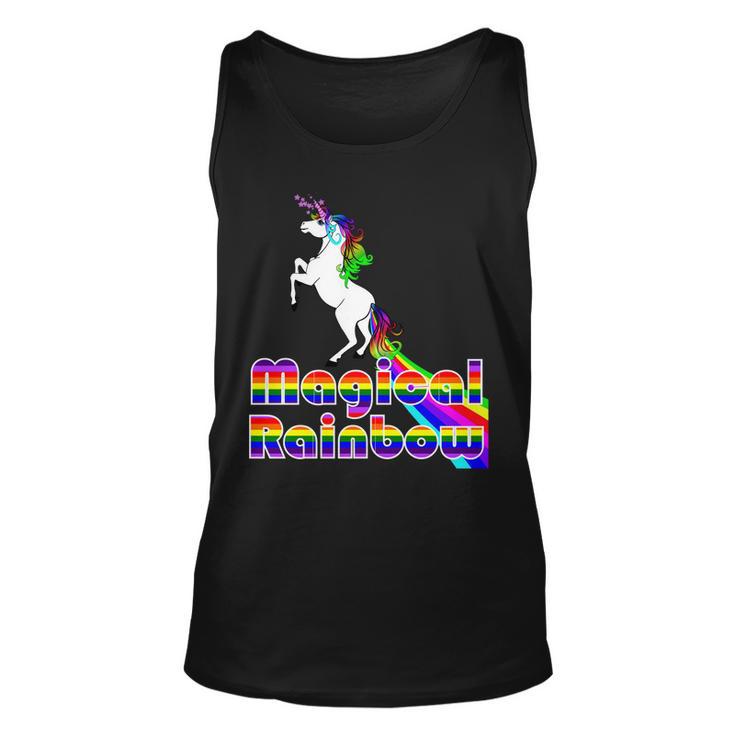 Magical Rainbow Unicorn Unisex Tank Top