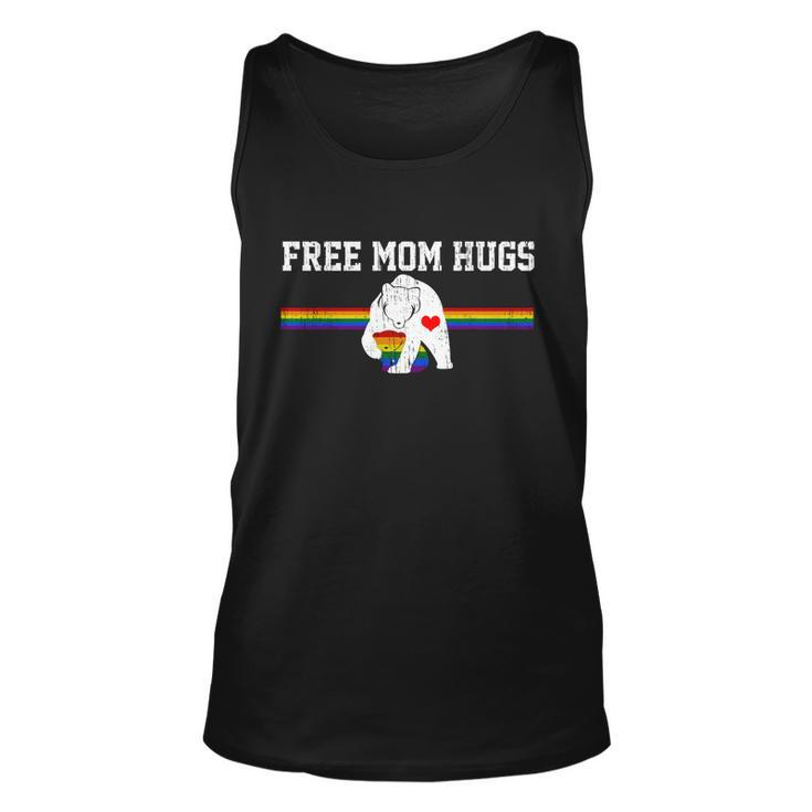 Mama Bear Lgbt Heart Rainbow Lgbt Month 2022 Free Mom Hugs Meaningful Gift Unisex Tank Top