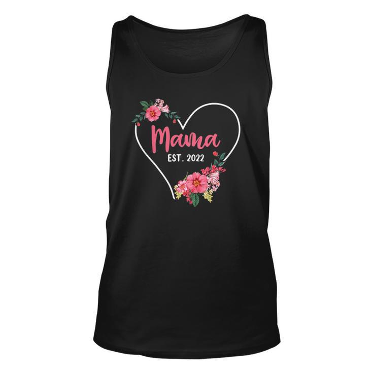 Mama Est 2022 Mom To Be  Pregnancy Announcement Unisex Tank Top