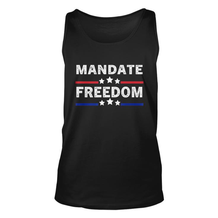 Mandate Freedom Shirt American Flag Support Medical Freedom Unisex Tank Top