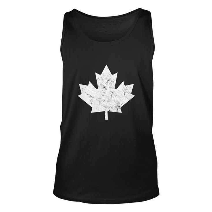 Maple Leaf Flag Vintage Red White Funny Canada Day Unisex Tank Top