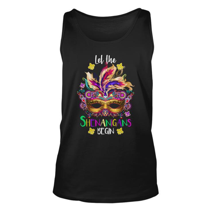 Mardi Gras Let The Shenanigans Begin Tshirt Unisex Tank Top