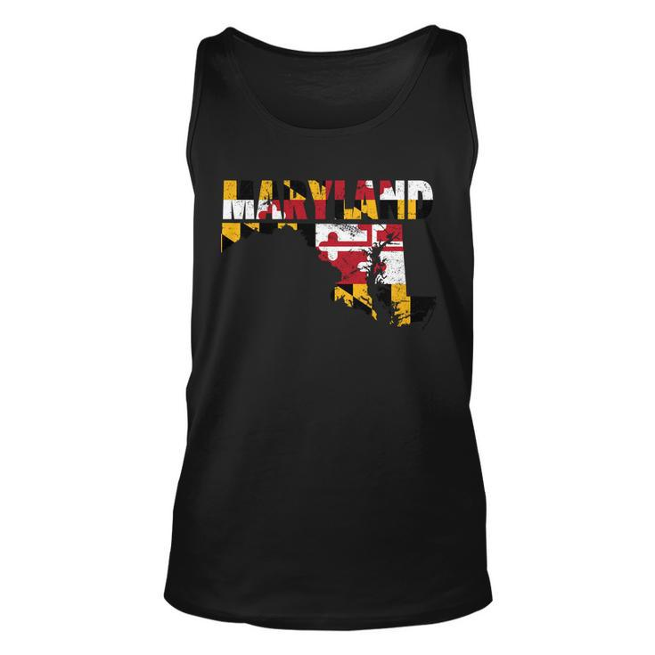 Maryland State Flag Unisex Tank Top