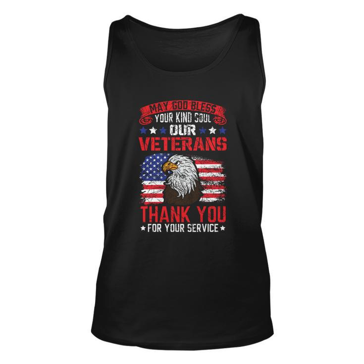 May God Bless Your Kind Soul Our Veterans Memorial Day Gift Unisex Tank Top