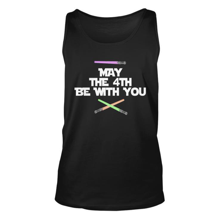 May The 4Th Be With You Lightsabers Unisex Tank Top