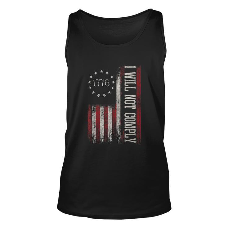 Medical Freedom I Will Not Comply No Mandates Tshirt Unisex Tank Top