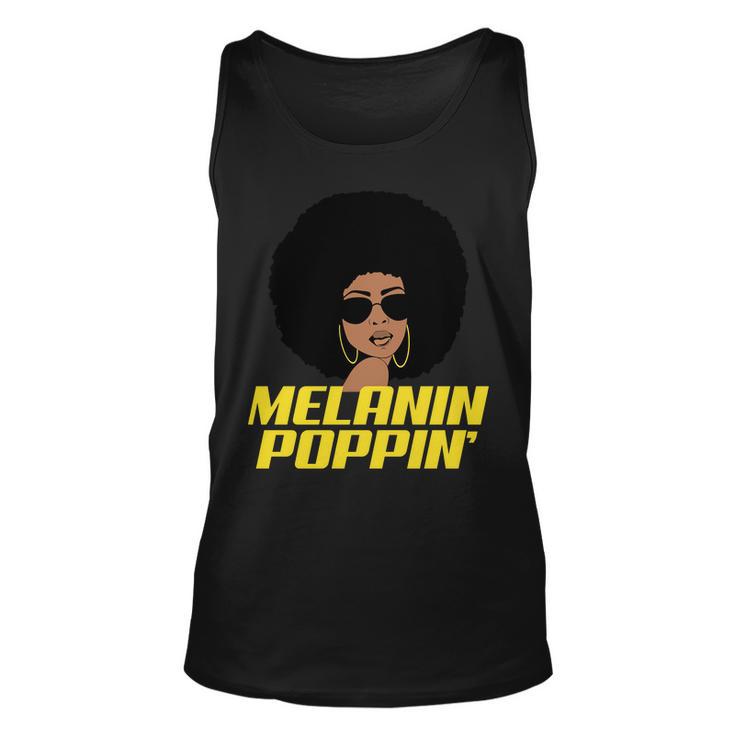 Melanin Poppin Proud African Pride Unisex Tank Top