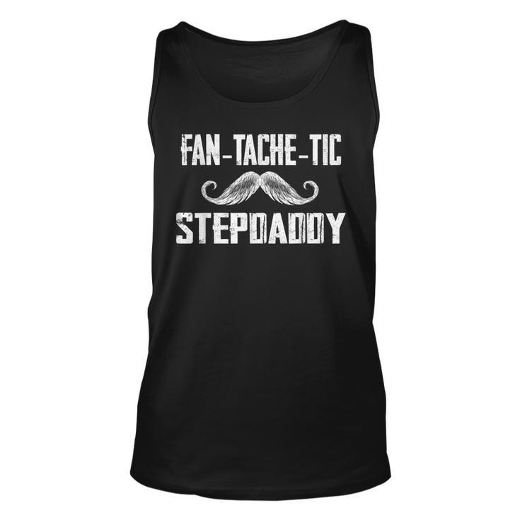 Mens Funny  For Fathers Day Fantachetic Stepdaddy Family  Men Women Tank Top Graphic Print Unisex