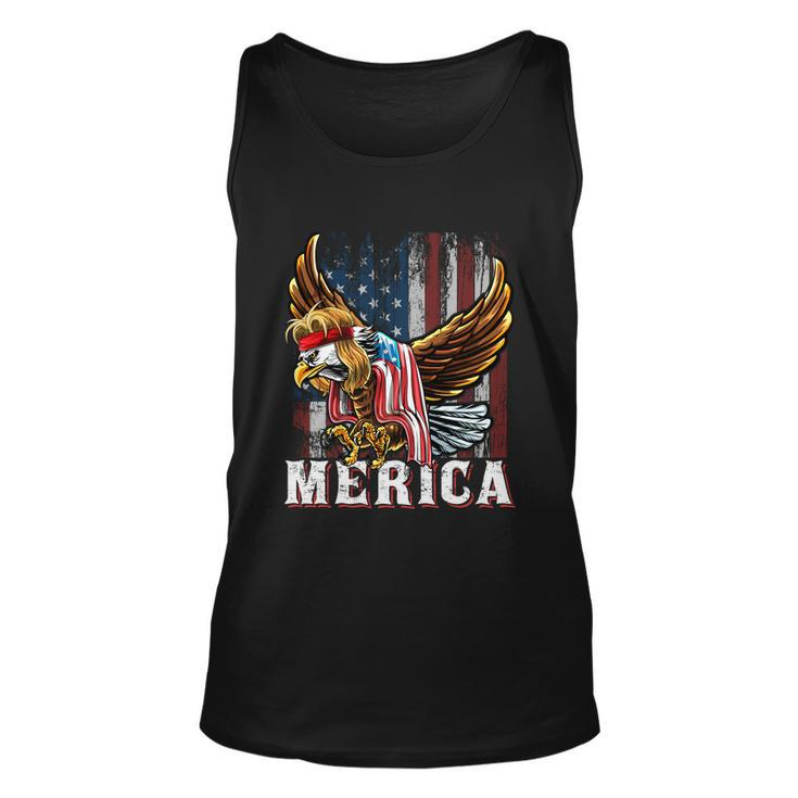 Merica Bald Eagle Mullet 4Th Of July American Flag Patriotic Meaningful Gift Unisex Tank Top