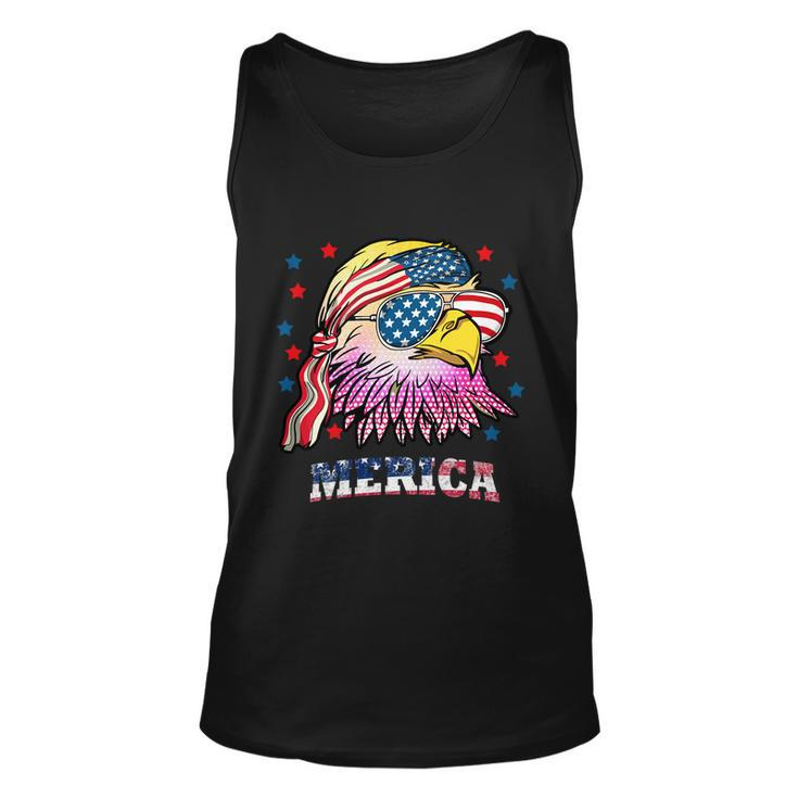 Merica Bald Eagle Mullet American Flag 4Th Of July Gift Unisex Tank Top