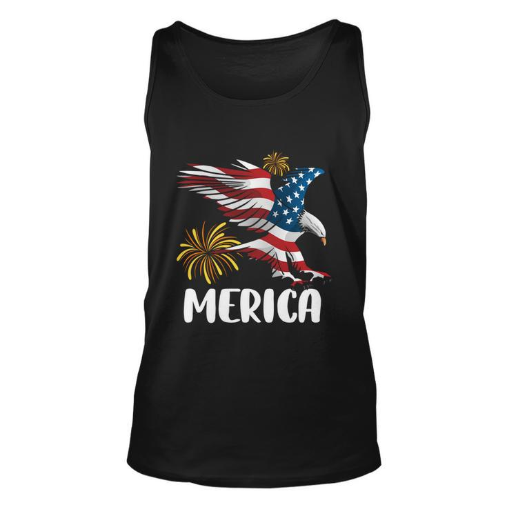 Merica Bald Eagle Mullet Cute Funny Gift 4Th Of July American Flag Meaningful Gi Unisex Tank Top