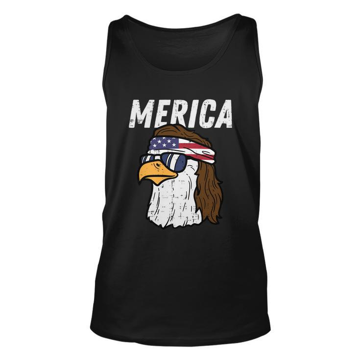 Merica Bald Eagle Mullet Sunglasses Fourth July 4Th Patriot Cool Gift V2 Unisex Tank Top