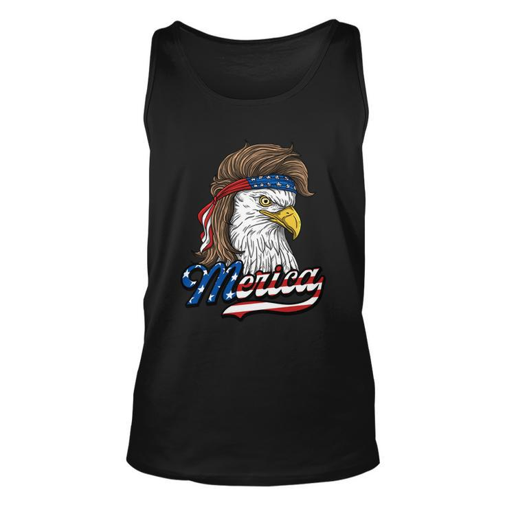Merica Cute Gift Patriotic Usa Eagle Of Freedom Cute Gift 4Th Of July Gift Unisex Tank Top