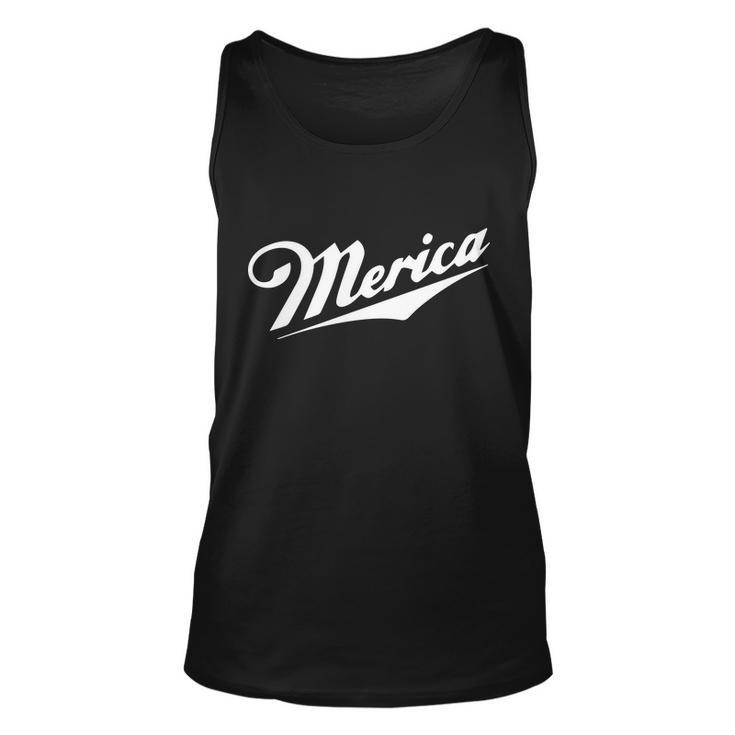 Merica Simple Logo Unisex Tank Top