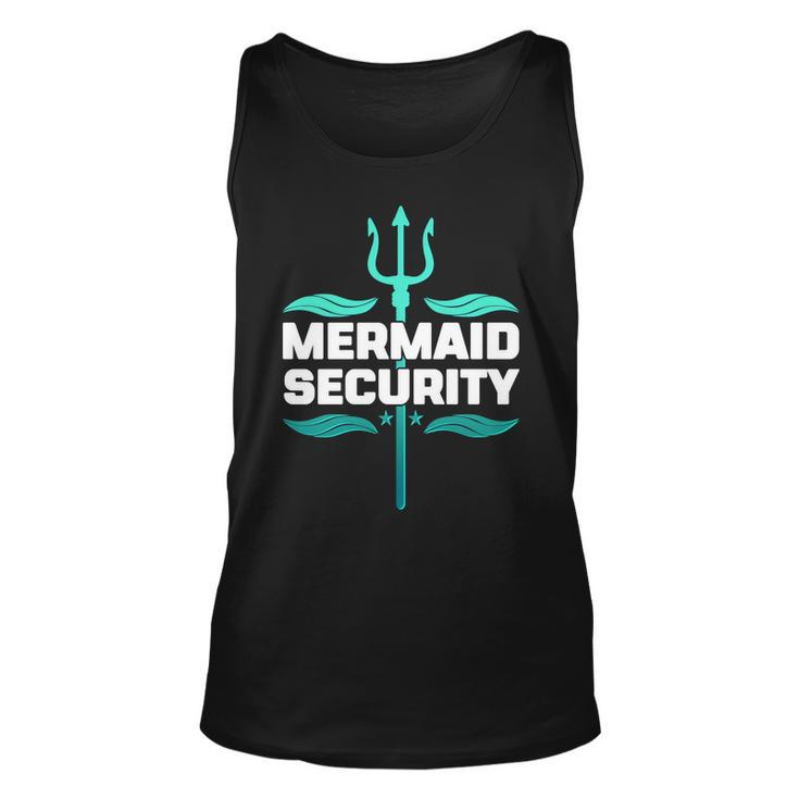 Mermaid Security Trident Unisex Tank Top