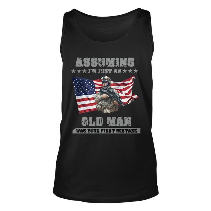 Military Man Shit Unisex Tank Top