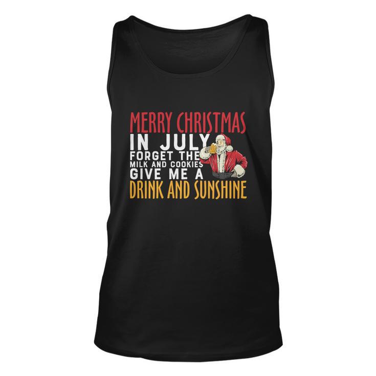 Milk Cookies Give Me Christmas In July Unisex Tank Top