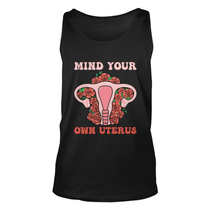 Mind Your Own Uterus V3 Unisex Tank Top
