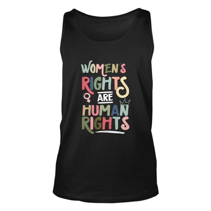 Mind Your Uterus Feminist Womens Rights Are Human Rights Unisex Tank Top
