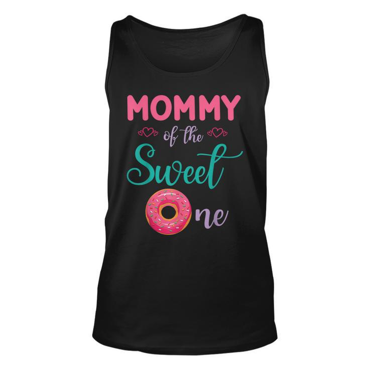 Mommy Of The Sweet One Donut Cake Happy To Me You Mother  Unisex Tank Top