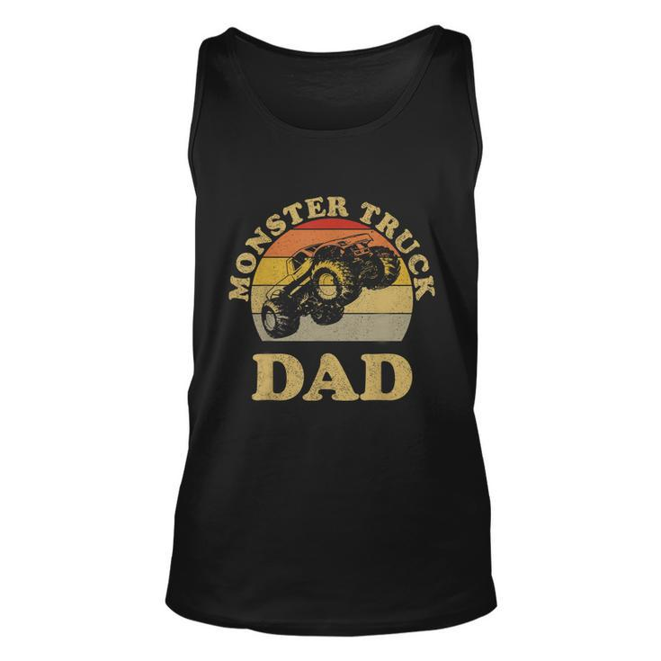 Monster Truck Dad Shirt Retro Vintage Monster Truck Shirt Unisex Tank Top