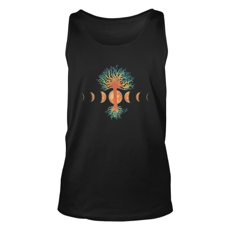 Moon Phases Tree Of Life Unisex Tank Top
