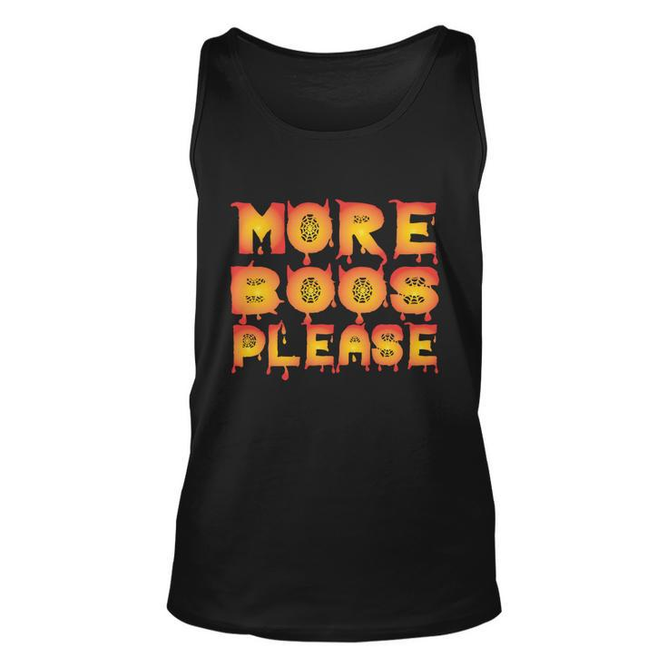 More Boos Please Halloween Quote V4 Unisex Tank Top