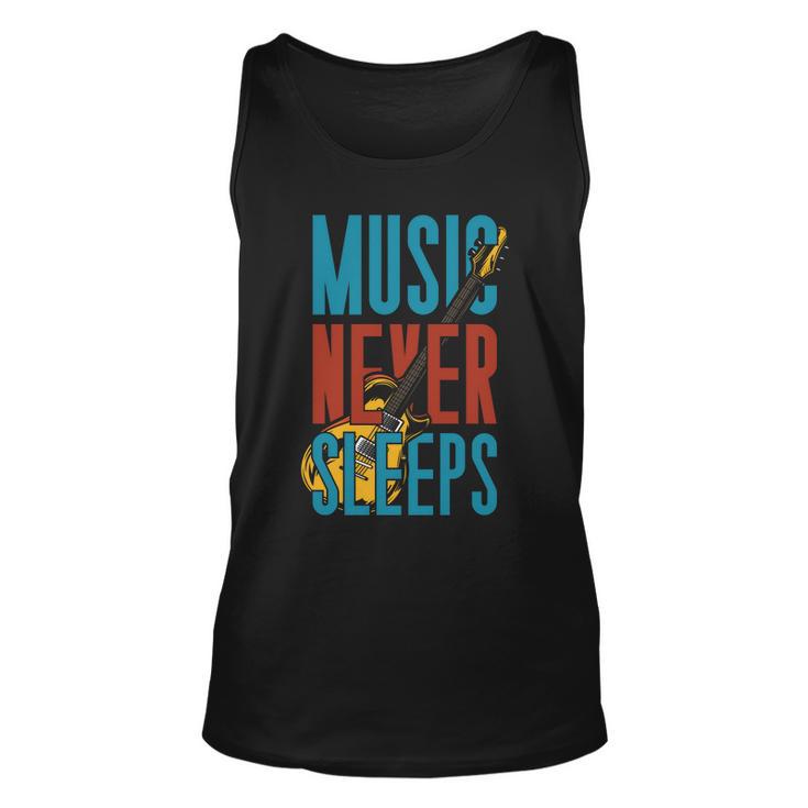 Music Never Sleeps Unisex Tank Top