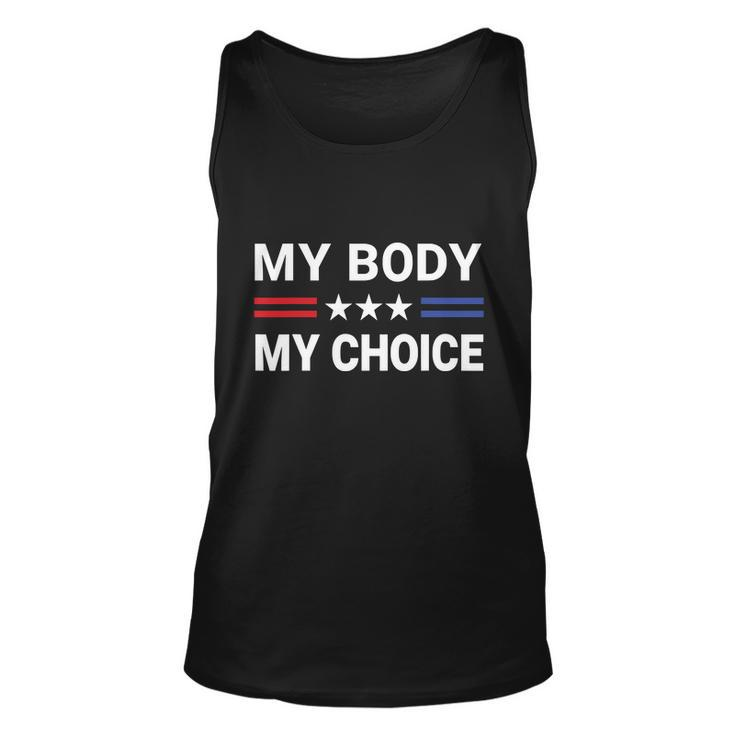 My Body My Choice Shirt With Us Flag Unisex Tank Top