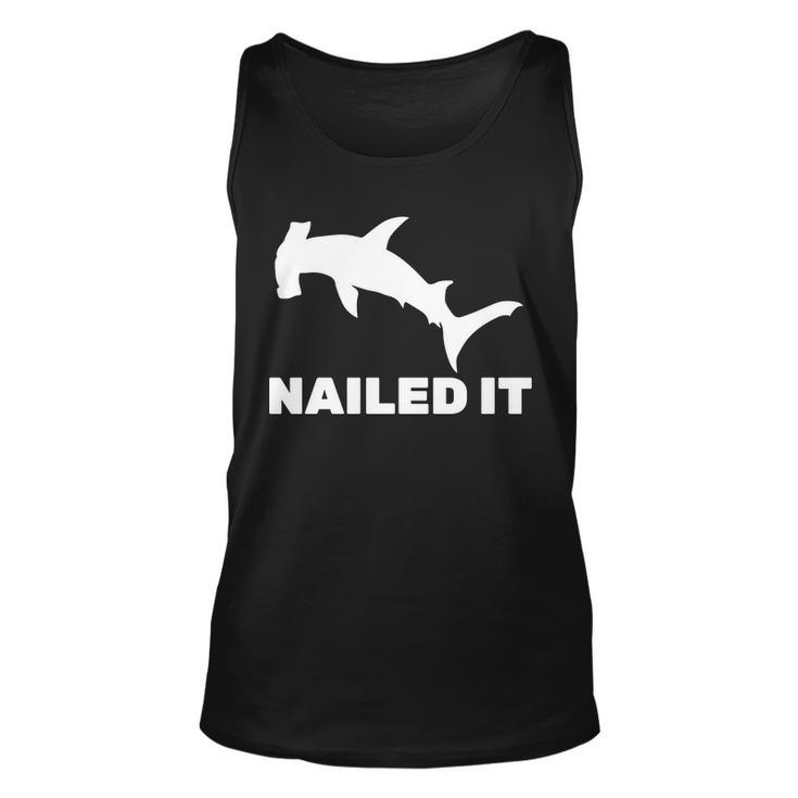 Nailed It Hammerhead Shark Unisex Tank Top