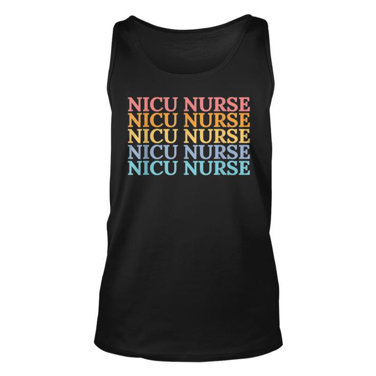 Nicu Nurse Neonatal Labor Intensive Care Unit Nurse  V2 Unisex Tank Top