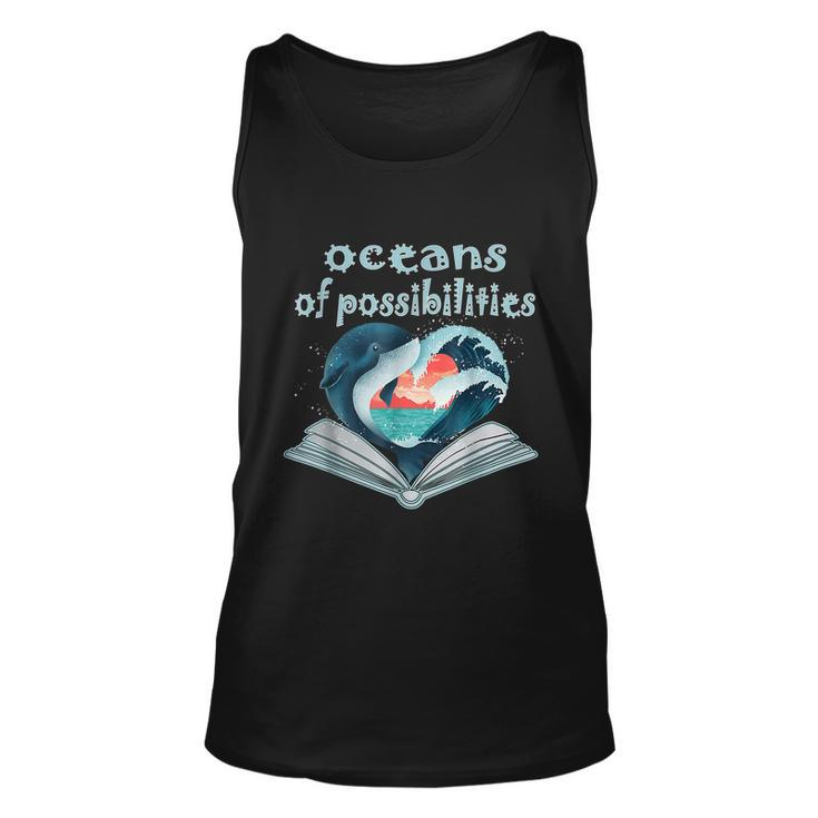 Oceans Of Possibilities Summer Reading 2022 Librarian Tshirt Unisex Tank Top