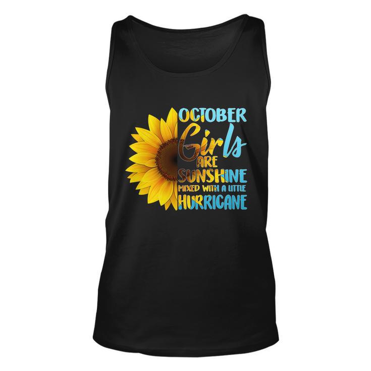 October Girls Sunflower Tshirt Unisex Tank Top