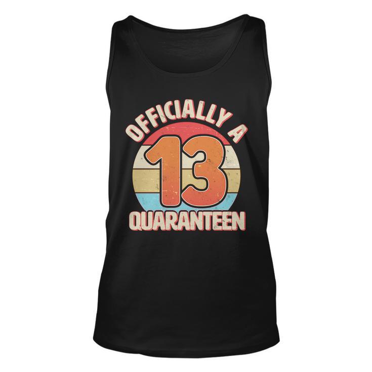 Officially A Quaranteen 13Th Birthday Tshirt Unisex Tank Top