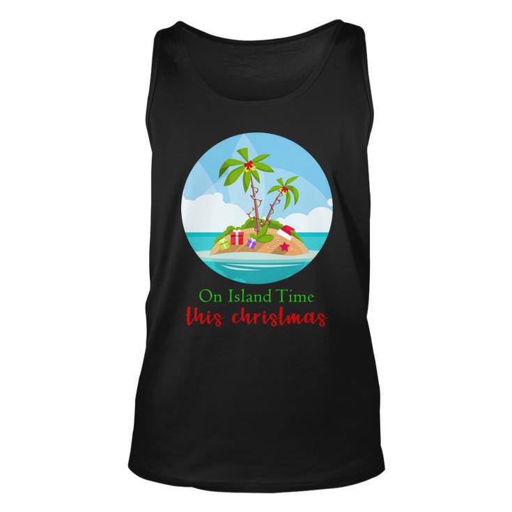 On Island Time This Christmas Vacation Unisex Tank Top