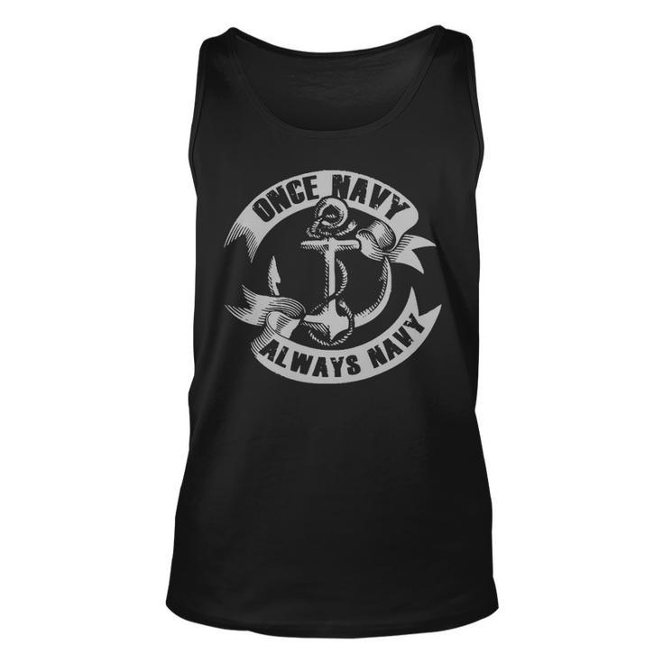 Once Navy Always Navy Unisex Tank Top