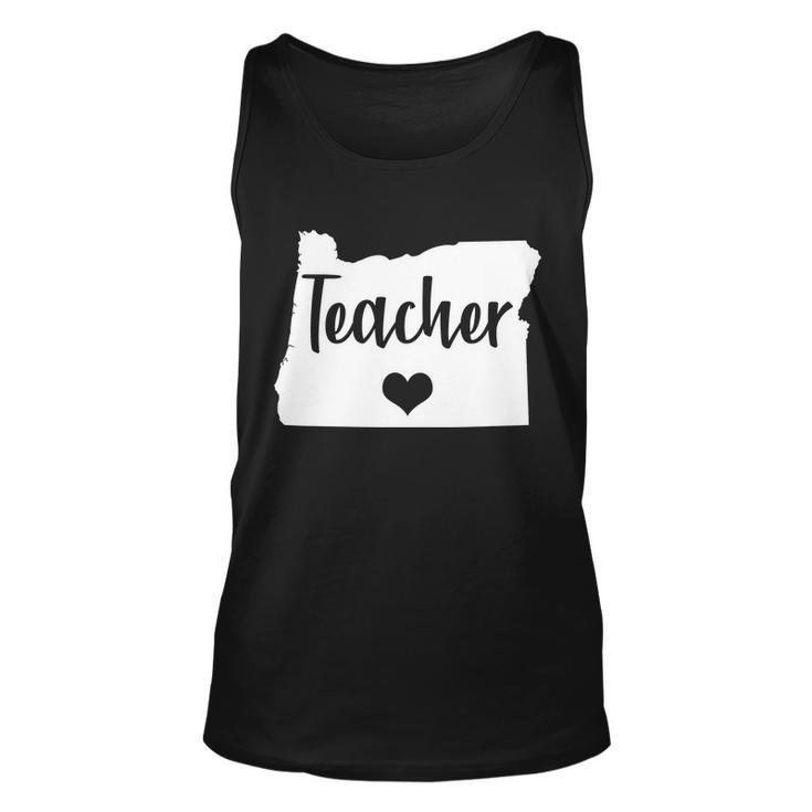 Oregon Teacher Red For Ed Unisex Tank Top