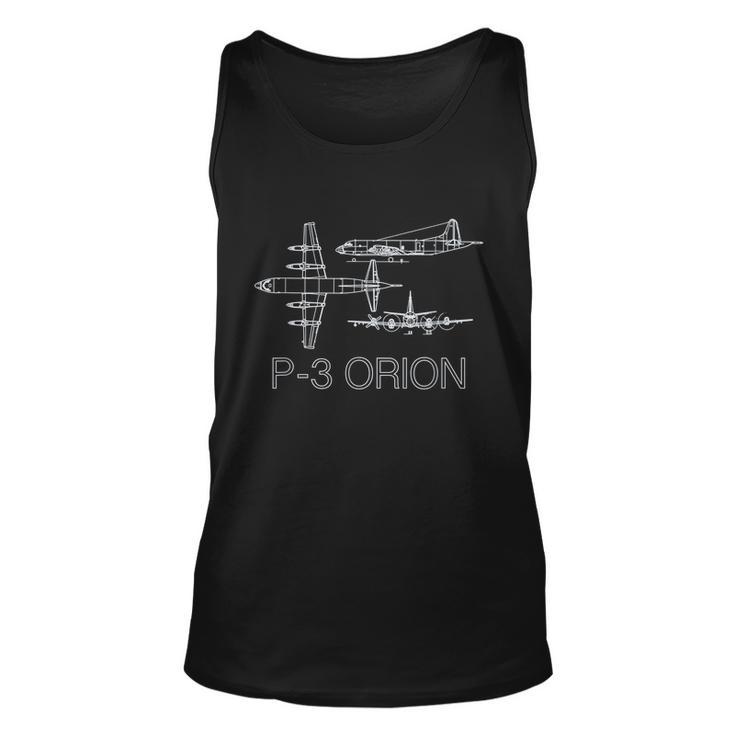 P3 Orion Navy Aircraft Crew Veteran Naval Aviation Unisex Tank Top