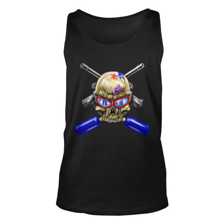 Paintball Skull Unisex Tank Top