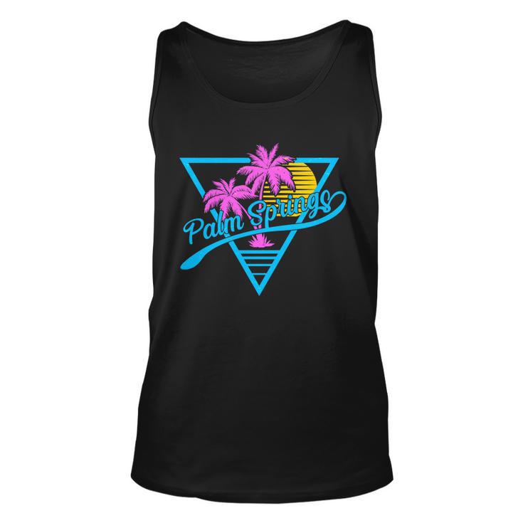 Palm Springs Retro 80S Neon Unisex Tank Top