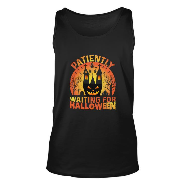 Patiently Spend All Year Waiting For Halloween Unisex Tank Top