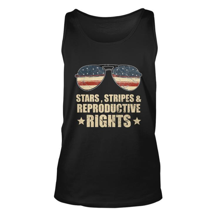 Patriotic 4Th Of July Stars Stripes And Reproductive Rights Funny Gift V2 Unisex Tank Top